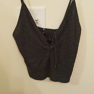 Brandy Melville tie front tank